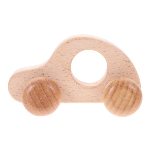 RORPOIR Holzspielzeug Auto Für Greifspielzeug Mit Beweglichen Rädern Hand Koordination Für Neugeborene Kleinkinder RORPOIR Holzspielzeug Auto Für Greifspielzeug Mit Beweglichen Rädern Hand Koordination Für Neugeborene Kleinkinder von RORPOIR