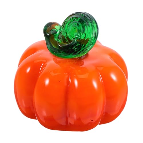 RORPOIR Kürbis Miniature Kristall Kürbis Figuren Tischdeko Briefbeschwerer Handgefertigte Früchte für Herbsternte Erntedankfest und Halloween Deko RORPOIR Kürbis Miniature Kristall Kürbis Figuren Tischdeko Briefbeschwerer Handgefertigte Früchte für Herbsternte Erntedankfest und Halloween Deko von RORPOIR