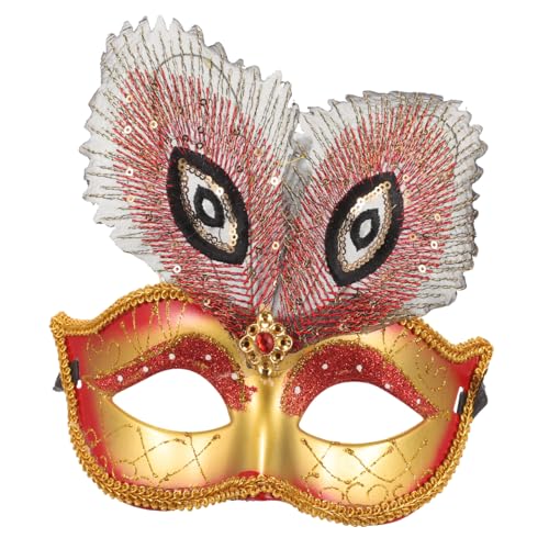 RORPOIR Maskerade Halbgesichtsmaske Maskerade-augenmaske Animen-maske Karnevalsmaske Karneval-maske Weihnachtsmaske Karneval-mardi-gras-maske Maskerade-maske Plastik Halloween Venedig Kind von RORPOIR