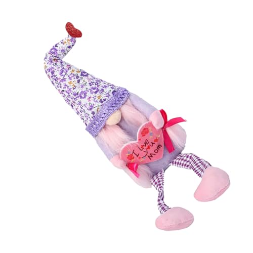 RORPOIR Muttertags-gnompuppe Gliedmaßen Herzmuster Stoffgnomschmuck RORPOIR Muttertags-gnompuppe Gliedmaßen Herzmuster Stoffgnomschmuck von RORPOIR