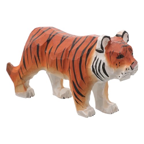 RORPOIR Tierische Desktop-Ornamente Plüsch Miniatur Roboter Wilde Tierheimdekoration Schreibtischspielzeug Tiere Tiger-Statue Desktop-Tigerfiguren Tierdekoration zarte Tigerstatue hölzern RORPOIR Tierische Desktop-Ornamente Plüsch Miniatur Roboter Wilde Tierheimdekoration Schreibtischspielzeug Tiere Tiger-Statue Desktop-Tigerfiguren Tierdekoration zarte Tigerstatue hölzern von RORPOIR