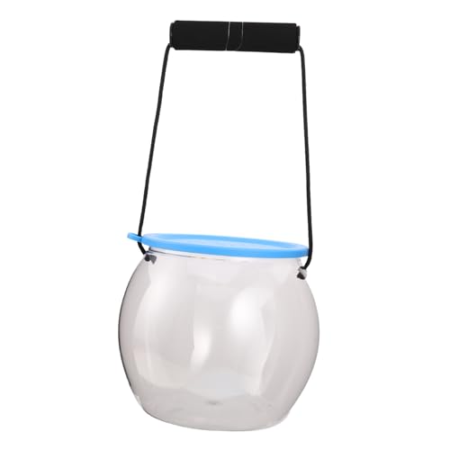 RORPOIR Transparenter Tragbarer Wasser Eimer mit Deckel und Griff Kompakter Goldfisch Aquariumbehälter für Strandfischen Sammeln von Krabben und Muscheln Robustes Outdoor Zubehör für RORPOIR Transparenter Tragbarer Wasser Eimer mit Deckel und Griff Kompakter Goldfisch Aquariumbehälter für Strandfischen Sammeln von Krabben und Muscheln Robustes Outdoor Zubehör für von RORPOIR