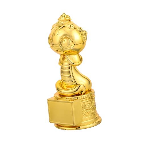 RORPOIR Trophäe Aus Kunstharz Mit Chinesischem Sternzeichen Schlange Neujahrs-Auszeichnung Statue Bürodekoration Sportdekoration Heimdekoration RORPOIR Trophäe Aus Kunstharz Mit Chinesischem Sternzeichen Schlange Neujahrs-Auszeichnung Statue Bürodekoration Sportdekoration Heimdekoration von RORPOIR