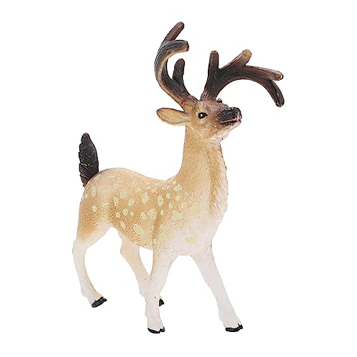 RORPOIR Weißwedelhirsch-Modell tierfiguren für kinderzimmer zubehör gelbe Weißwedelhirsch-Ornament Bildungsspielzeug Jumbo Tiere Hirschförmiges Modell Wildlife-Modell Plastik Yellow RORPOIR Weißwedelhirsch-Modell tierfiguren für kinderzimmer zubehör gelbe Weißwedelhirsch-Ornament Bildungsspielzeug Jumbo Tiere Hirschförmiges Modell Wildlife-Modell Plastik Yellow von RORPOIR