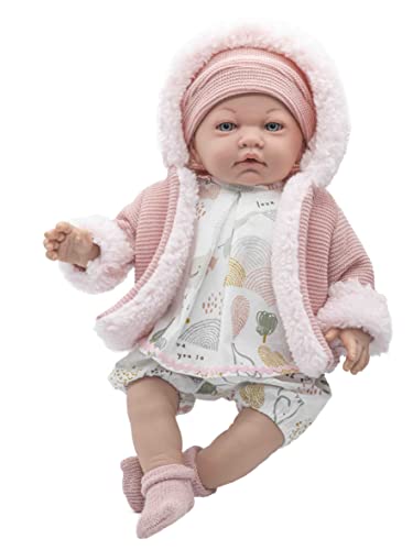 Rosatoys MIA Babypuppe 46 cm/Mechanismus 36 Sounds/Geschenkbox von ROSATOYS