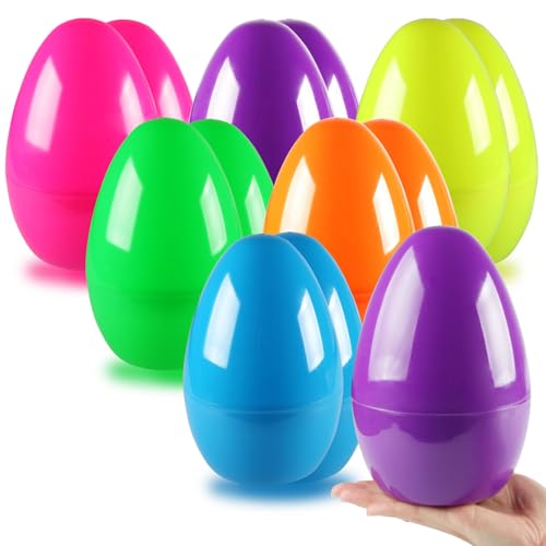 ROSAUI 12x Jumbo Ostereier zum Befüllen, 20cm Eier aus Kunststoff, große XXL-Plastikeier Kunststoff-Ostereier für den Garten ROSAUI 12x Jumbo Ostereier zum Befüllen, 20cm Eier aus Kunststoff, große XXL-Plastikeier Kunststoff-Ostereier für den Garten von ROSAUI