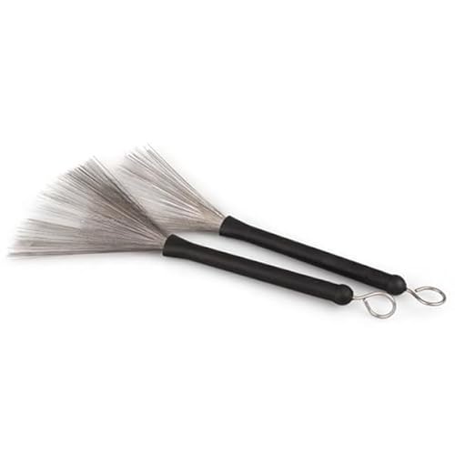 ROSENICE Schlagzeug Schlagzeugbesen Jazzbesen Drum Besen Trommel Büsche Sticks Drumstick Versenkbar, 2pcs ROSENICE Schlagzeug Schlagzeugbesen Jazzbesen Drum Besen Trommel Büsche Sticks Drumstick Versenkbar, 2pcs von rosenice