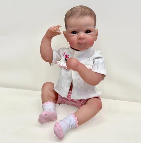 ROSHUAN 45,7 cm realistische Reborn-Babypuppe, Silikon, vollständiger Vinyl-Körper, Bettie, anatomisch korrekt, lebensechte Neugeborenen-Puppen, die echt aussehen Reborn-Puppen, wasserdichtes ROSHUAN 45,7 cm realistische Reborn-Babypuppe, Silikon, vollständiger Vinyl-Körper, Bettie, anatomisch korrekt, lebensechte Neugeborenen-Puppen, die echt aussehen Reborn-Puppen, wasserdichtes von ROSHUAN