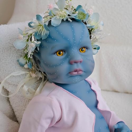 ROSHUAN Avatar Reborn Babypuppen Silikon Ganzkörper 20 Zoll Realistische Babypuppe Anatomisch Korrektes Mädchen Lebensechte Neugeborene Puppen Real Life Avatar Reborn Puppe Spielzeug für Kinder ROSHUAN Avatar Reborn Babypuppen Silikon Ganzkörper 20 Zoll Realistische Babypuppe Anatomisch Korrektes Mädchen Lebensechte Neugeborene Puppen Real Life Avatar Reborn Puppe Spielzeug für Kinder von ROSHUAN