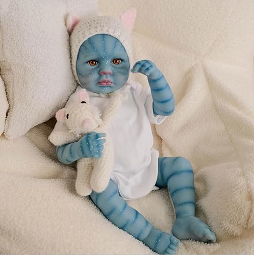 ROSHUAN Avatar Reborn Babypuppen Vollsilikon Körper 20 Zoll Realistische Baby Puppen Avatar Mädchen Lebensechte Neugeborenen Babypuppe Die Aussehen Wie Echtes Baby Für Kinder ROSHUAN Avatar Reborn Babypuppen Vollsilikon Körper 20 Zoll Realistische Baby Puppen Avatar Mädchen Lebensechte Neugeborenen Babypuppe Die Aussehen Wie Echtes Baby Für Kinder von ROSHUAN