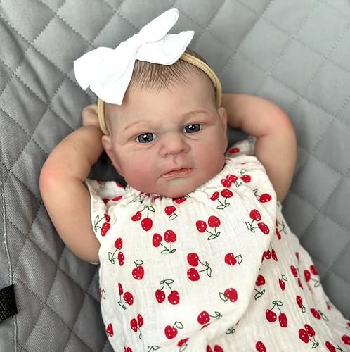ROSHUAN Echtes Leben Reborn Baby Puppe Vollsilikon Körper 17 Zoll Lebensechte Neugeborenen Babypuppen Anatomisch Korrekt Mädchen Realistische Babypuppe Die Aussehen Wie Echtes Baby ROSHUAN Echtes Leben Reborn Baby Puppe Vollsilikon Körper 17 Zoll Lebensechte Neugeborenen Babypuppen Anatomisch Korrekt Mädchen Realistische Babypuppe Die Aussehen Wie Echtes Baby von ROSHUAN