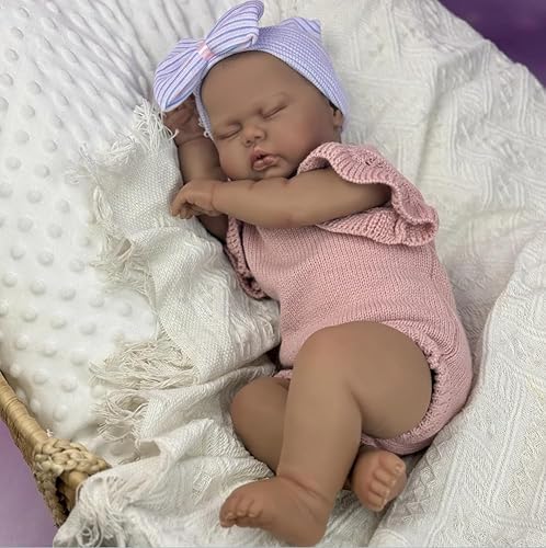 ROSHUAN Real Life Reborn Babypuppen Mädchen Pickle 48,3 cm, realistische Babypuppen, beschwerter weicher Stoffkörper, der echt aussieht, lebensecht wie Neugeborene, schlafende Babys, Puppe, Spielzeug ROSHUAN Real Life Reborn Babypuppen Mädchen Pickle 48,3 cm, realistische Babypuppen, beschwerter weicher Stoffkörper, der echt aussieht, lebensecht wie Neugeborene, schlafende Babys, Puppe, Spielzeug von ROSHUAN