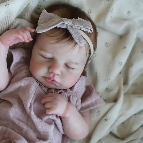 ROSHUAN Real Life Reborn Babypuppen Silikon Ganzkörper Vinyl Mädchen 20 Zoll Realistische Babypuppe, die Echte Puppe Lebensechte Neugeborene Babys Puppen mit Spielzeugzubehör für Alter 3+ ROSHUAN Real Life Reborn Babypuppen Silikon Ganzkörper Vinyl Mädchen 20 Zoll Realistische Babypuppe, die Echte Puppe Lebensechte Neugeborene Babys Puppen mit Spielzeugzubehör für Alter 3+ von ROSHUAN