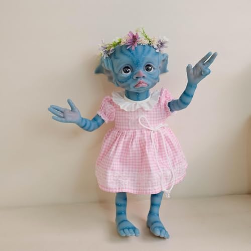 ROSHUAN Realistische Avatar Reborn Babypuppen Silikon Ganzkörper 17 Zoll Real Life Babypuppen 3D-Druck Haut Silikon Babys Avatar Lebensechte Neugeborene Puppe Spielzeug für Kinder ab 3 Jahren ROSHUAN Realistische Avatar Reborn Babypuppen Silikon Ganzkörper 17 Zoll Real Life Babypuppen 3D-Druck Haut Silikon Babys Avatar Lebensechte Neugeborene Puppe Spielzeug für Kinder ab 3 Jahren von ROSHUAN