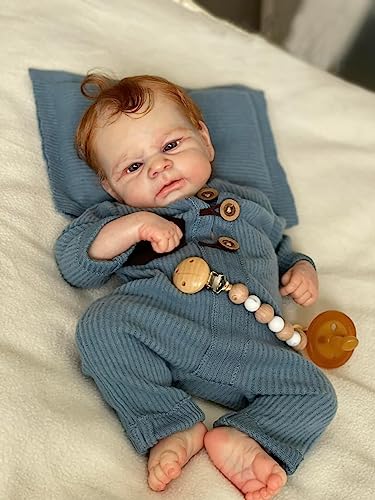 ROSHUAN Realistische Reborn Baby Junge Puppen 17 Zoll 45 cm Lebensechte Anatomisch Korrekte Babypuppen Die Wie Echt Aussehen Silikon Bebe Ganzkörper Vinyl Beschwertes Spielzeug Für Kinder 3+ ROSHUAN Realistische Reborn Baby Junge Puppen 17 Zoll 45 cm Lebensechte Anatomisch Korrekte Babypuppen Die Wie Echt Aussehen Silikon Bebe Ganzkörper Vinyl Beschwertes Spielzeug Für Kinder 3+ von ROSHUAN