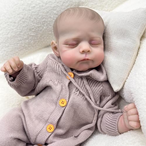 ROSHUAN Realistische Reborn-Babypuppen, 50,8 cm, echte Babypuppe, Mädchen, Jungen, weicher Stoffkörper, der echt aussieht, lebensecht aussehende Neugeborene, schlafende Babys, Spielzeug, Geschenke für ROSHUAN Realistische Reborn-Babypuppen, 50,8 cm, echte Babypuppe, Mädchen, Jungen, weicher Stoffkörper, der echt aussieht, lebensecht aussehende Neugeborene, schlafende Babys, Spielzeug, Geschenke für von ROSHUAN