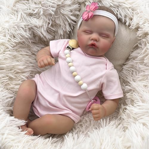 ROSHUAN Realistische Reborn Babypuppen 19 Zoll Real Life Neugeborene Babypuppen Weiches Tuch Körper Handgemacht Die Echt Lebensechte Babies Puppe Spielzeug Für Kinder ab 3 Jahren ROSHUAN Realistische Reborn Babypuppen 19 Zoll Real Life Neugeborene Babypuppen Weiches Tuch Körper Handgemacht Die Echt Lebensechte Babies Puppe Spielzeug Für Kinder ab 3 Jahren von ROSHUAN