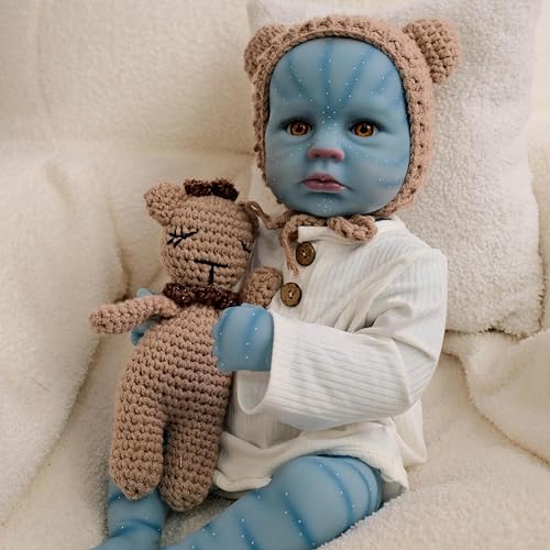 ROSHUAN Reborn Avatar Baby Puppe Vollsilikon Körper 20 Zoll Realistische Babypuppen Avatar Mädchen Lebensechte Neugeborenen Babypuppe Die Aussehen Wie Echtes Baby Für Kinder ROSHUAN Reborn Avatar Baby Puppe Vollsilikon Körper 20 Zoll Realistische Babypuppen Avatar Mädchen Lebensechte Neugeborenen Babypuppe Die Aussehen Wie Echtes Baby Für Kinder von ROSHUAN