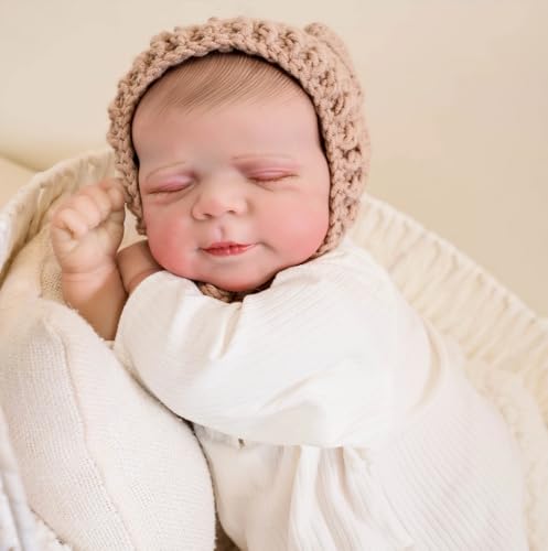 ROSHUAN Reborn Baby Puppe Vollsilikon Anatomisch Korrekt Mädchen 18 Zoll Lebensechte Neugeborenen Babypuppe Realistische Babypuppen Die Aussehen Wie Echtes Baby Für Kinder ROSHUAN Reborn Baby Puppe Vollsilikon Anatomisch Korrekt Mädchen 18 Zoll Lebensechte Neugeborenen Babypuppe Realistische Babypuppen Die Aussehen Wie Echtes Baby Für Kinder von ROSHUAN