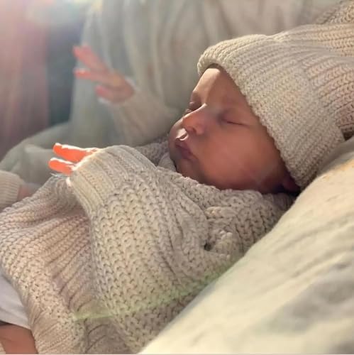 ROSHUAN Reborn Baby Puppen Anatomisch Korrekt Junge 19 Zoll 48 cm Ganzkörper Silikon Vinyl Realistisch Neugeborenes Baby Junge Puppe Beschwert Real Life Size Schlafende Babies Puppen Für Kinder 3+ ROSHUAN Reborn Baby Puppen Anatomisch Korrekt Junge 19 Zoll 48 cm Ganzkörper Silikon Vinyl Realistisch Neugeborenes Baby Junge Puppe Beschwert Real Life Size Schlafende Babies Puppen Für Kinder 3+ von ROSHUAN