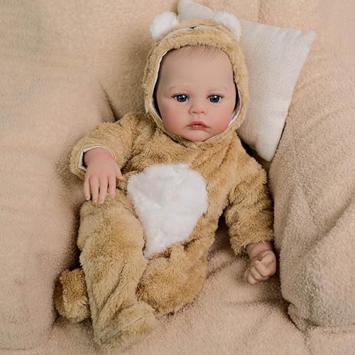ROSHUAN Reborn Baby Puppen Realistisch Mädchen Meadow 19 Zoll 48 cm Ganzkörper Silikon Vinyl Babys Die Echtes Leben Neugeborenen Puppen Aussehen Augen Offen Anatomisch Korrekt Spielzeug Für Kinder ROSHUAN Reborn Baby Puppen Realistisch Mädchen Meadow 19 Zoll 48 cm Ganzkörper Silikon Vinyl Babys Die Echtes Leben Neugeborenen Puppen Aussehen Augen Offen Anatomisch Korrekt Spielzeug Für Kinder von ROSHUAN