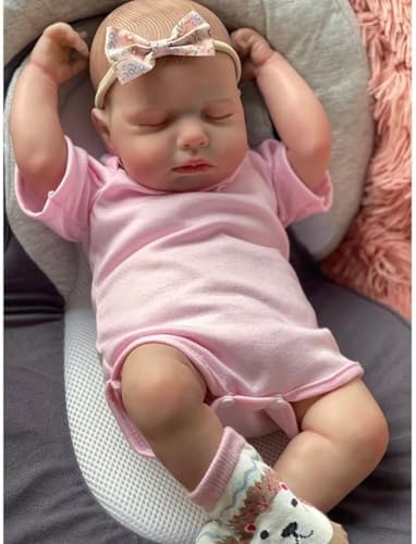 ROSHUAN Reborn Baby Puppen Reborn 20 Zoll 50 cm Neugeborenes Baby Echt Aussehend Gewichtet Realistisch Anatomisch Korrekt Mädchen Schlafend Echtes Leben Wie Säugling Puppen Geburtstag Geschenke ROSHUAN Reborn Baby Puppen Reborn 20 Zoll 50 cm Neugeborenes Baby Echt Aussehend Gewichtet Realistisch Anatomisch Korrekt Mädchen Schlafend Echtes Leben Wie Säugling Puppen Geburtstag Geschenke von ROSHUAN