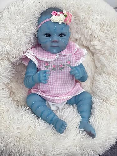 ROSHUAN Reborn Baby Puppen Silikon Ganzkörper Avatar 18 Zoll 48 cm Lebensechte Baby Puppen, Die Echt Aussehen Avatar Babies Augen Offen Handmade Vinyl Körper Wasserdicht Reborn Puppen Spielzeug ROSHUAN Reborn Baby Puppen Silikon Ganzkörper Avatar 18 Zoll 48 cm Lebensechte Baby Puppen, Die Echt Aussehen Avatar Babies Augen Offen Handmade Vinyl Körper Wasserdicht Reborn Puppen Spielzeug von ROSHUAN