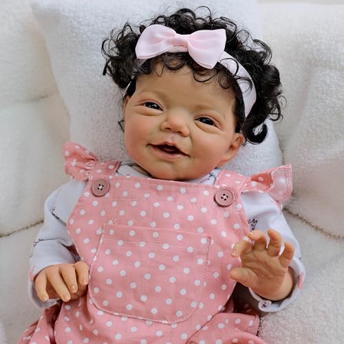ROSHUAN Reborn Baby-Puppen Silikon Weichkörper 20 Zoll Lebensechte Realistische Neugeborenen Babypuppen Anatomisch Korrekt Sieht aus wie EIN echtes Baby Mädchen für Kinder Alter 3+ ROSHUAN Reborn Baby-Puppen Silikon Weichkörper 20 Zoll Lebensechte Realistische Neugeborenen Babypuppen Anatomisch Korrekt Sieht aus wie EIN echtes Baby Mädchen für Kinder Alter 3+ von ROSHUAN
