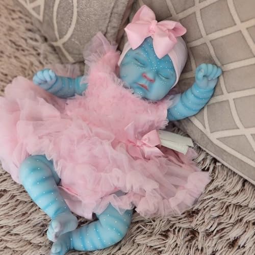 ROSHUAN Reborn Babypuppen Avatar 50,8 cm Reborn Neugeborene Babypuppe Silikon Ganzkörper Avatar Mädchen Realistisch aussehende Babys, die echt aussehen aussehendes Mädchen Wasserdichtes Spielzeug ROSHUAN Reborn Babypuppen Avatar 50,8 cm Reborn Neugeborene Babypuppe Silikon Ganzkörper Avatar Mädchen Realistisch aussehende Babys, die echt aussehen aussehendes Mädchen Wasserdichtes Spielzeug von ROSHUAN