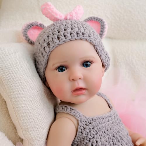 ROSHUAN Reborn Babypuppen Mädchen 50,8 cm Vollsilikon Vinyl Neugeborene Babypuppe sieht echt aus wie realistische Babys Mädchen Puppen bemalte Haare für Kinder Geschenke ROSHUAN Reborn Babypuppen Mädchen 50,8 cm Vollsilikon Vinyl Neugeborene Babypuppe sieht echt aus wie realistische Babys Mädchen Puppen bemalte Haare für Kinder Geschenke von ROSHUAN