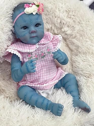 ROSHUAN Reborn Babypuppen Realistischer Avatar 45,7 cm Ganzkörper Silikon Vinyl Lebensechte Babypuppe Avatar Neugeborene Größe Awake Babys Reborn Puppen Spielzeug ROSHUAN Reborn Babypuppen Realistischer Avatar 45,7 cm Ganzkörper Silikon Vinyl Lebensechte Babypuppe Avatar Neugeborene Größe Awake Babys Reborn Puppen Spielzeug von ROSHUAN