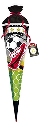 Roth 651010 3D Schultüte Fußball Star 80 cm, eckig, Filz Roth 651010 3D Schultüte Fußball Star 80 cm, eckig, Filz von ROTH