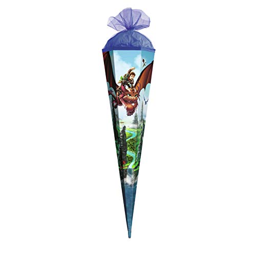 ROTH Geschenk-Schultüte Drachenjäger 50 cm klein - 6-eckig Tüllverschluss ROTH Geschenk-Schultüte Drachenjäger 50 cm klein - 6-eckig Tüllverschluss von ROTH