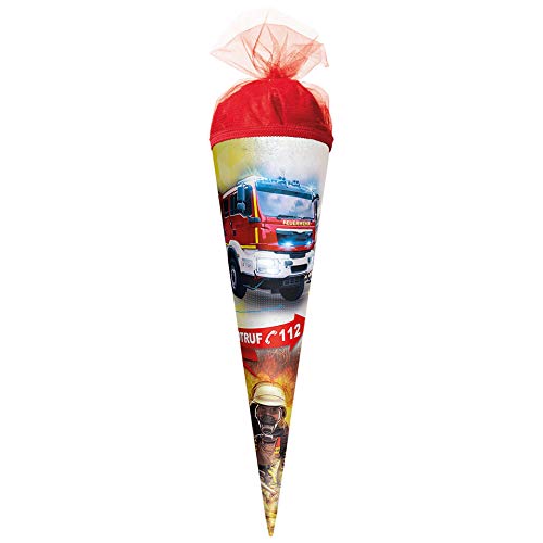 ROTH Geschenk-Schultüte Feuerwehr 35 cm klein - rund Tüllverschluss - Feuerwehrmann Auto ROTH Geschenk-Schultüte Feuerwehr 35 cm klein - rund Tüllverschluss - Feuerwehrmann Auto von ROTH