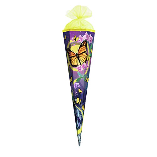 ROTH Geschenk-Schultüte Schmetterling 50 cm klein - 6-eckig Tüllverschluss ROTH Geschenk-Schultüte Schmetterling 50 cm klein - 6-eckig Tüllverschluss von ROTH