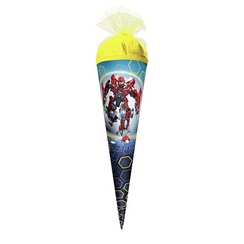 ROTH Geschenk-Schultüte klein Dynamic Robot 50 cm - rund Tüllverschluss - Zuckertüte ROTH Geschenk-Schultüte klein Dynamic Robot 50 cm - rund Tüllverschluss - Zuckertüte von ROTH