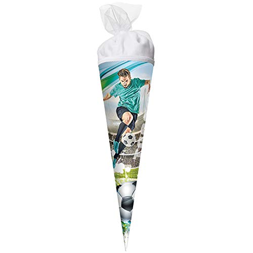 ROTH Geschenk-Schultüte klein Fußball-Star 35 cm - rund Tüllverschluss - Zuckertüte ROTH Geschenk-Schultüte klein Fußball-Star 35 cm - rund Tüllverschluss - Zuckertüte von ROTH