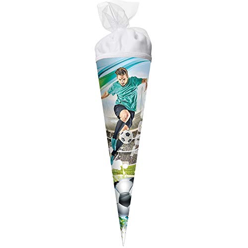 ROTH Geschenk-Schultüte klein Fußball-Star 50 cm - rund Tüllverschluss - Zuckertüte ROTH Geschenk-Schultüte klein Fußball-Star 50 cm - rund Tüllverschluss - Zuckertüte von ROTH