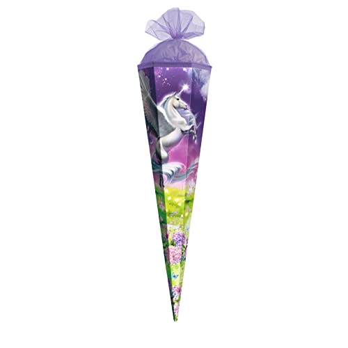 ROTH Geschenk-Schultüte klein Magic Pegasus 50 cm - 6-eckig Tüllverschluss - Zuckertüte Schulanfang ROTH Geschenk-Schultüte klein Magic Pegasus 50 cm - 6-eckig Tüllverschluss - Zuckertüte Schulanfang von ROTH