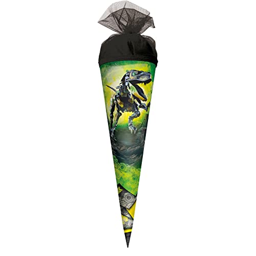 ROTH Geschenk-Schultüte klein Robo-Rex 35 cm - rund Tüllverschluss - Zuckertüte Schulanfang ROTH Geschenk-Schultüte klein Robo-Rex 35 cm - rund Tüllverschluss - Zuckertüte Schulanfang von ROTH