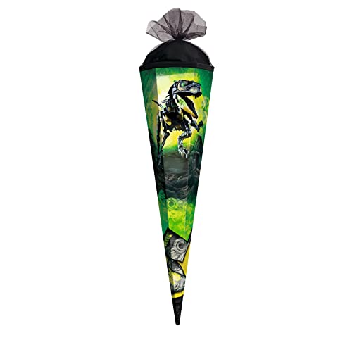ROTH Geschenk-Schultüte klein Robo-Rex 50 cm - 6-eckig Tüllverschluss - Zuckertüte Schulanfang ROTH Geschenk-Schultüte klein Robo-Rex 50 cm - 6-eckig Tüllverschluss - Zuckertüte Schulanfang von ROTH