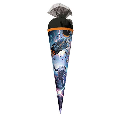 ROTH Geschenk-Schultüte klein Space Fighter 50 cm - rund Tüllverschluss - Zuckertüte ROTH Geschenk-Schultüte klein Space Fighter 50 cm - rund Tüllverschluss - Zuckertüte von ROTH