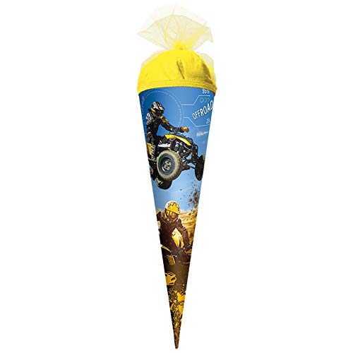 ROTH Geschenk-Schultüte klein Quad 22 cm - rund Tüllverschluss - Zuckertüte Schulanfang ROTH Geschenk-Schultüte klein Quad 22 cm - rund Tüllverschluss - Zuckertüte Schulanfang von ROTH