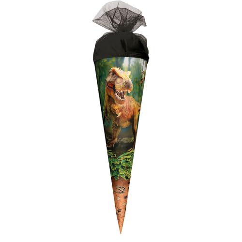 ROTH Motiv-Schultüte, T-Rex Welt, 35 cm, rund, Tüllverschluss ROTH Motiv-Schultüte, T-Rex Welt, 35 cm, rund, Tüllverschluss von ROTH