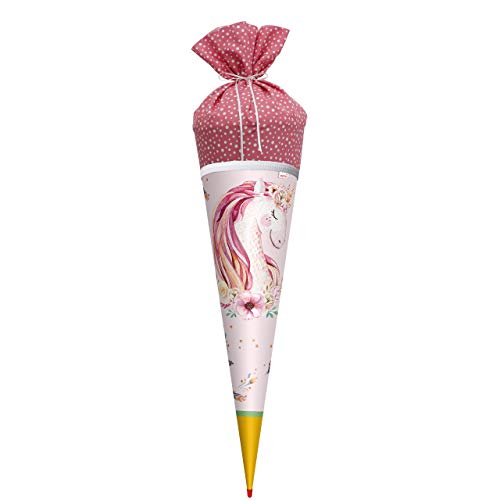 ROTH Schultüte Lieblingsstück - Einhornträume 70 cm groß - rund Stoffschultüte Spitze ROTH Schultüte Lieblingsstück - Einhornträume 70 cm groß - rund Stoffschultüte Spitze von ROTH
