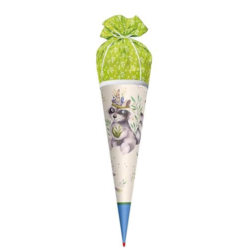 ROTH Schultüte Lieblingsstück - Willi Waschbär 70 cm groß - rund Stoffschultüte Spitze ROTH Schultüte Lieblingsstück - Willi Waschbär 70 cm groß - rund Stoffschultüte Spitze von ROTH