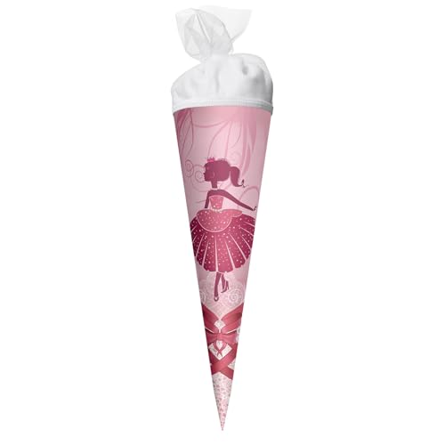 ROTH Schultüte klein Ballerina 22 cm - rund Tüllverschluss - Zuckertüte, Ballerina, Tänzerin, Schulanfang ROTH Schultüte klein Ballerina 22 cm - rund Tüllverschluss - Zuckertüte, Ballerina, Tänzerin, Schulanfang von ROTH