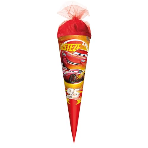 ROTH Schultüte klein Disney Pixar Cars 22 cm - rund, Tüllverschluss - Zuckertüte Disney Pixar Cars Schulanfang ROTH Schultüte klein Disney Pixar Cars 22 cm - rund, Tüllverschluss - Zuckertüte Disney Pixar Cars Schulanfang von ROTH
