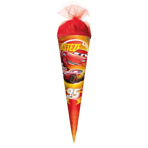 ROTH Schultüte klein Disney Pixar Cars 35 cm - rund, Tüllverschluss - Zuckertüte Disney Pixar Cars Schulanfang ROTH Schultüte klein Disney Pixar Cars 35 cm - rund, Tüllverschluss - Zuckertüte Disney Pixar Cars Schulanfang von ROTH