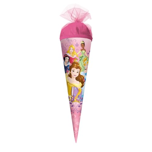 ROTH Schultüte klein Disney Princess 50 cm - rund, Tüllverschluss - Zuckertüte Disney Princess Schulanfang ROTH Schultüte klein Disney Princess 50 cm - rund, Tüllverschluss - Zuckertüte Disney Princess Schulanfang von ROTH